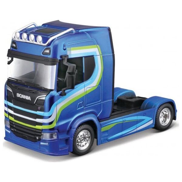 Bburago BBU 1:43 Haulers Custom Cabs Scania blue 32206
