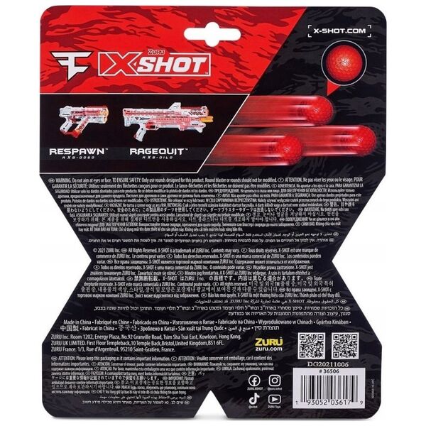 Zuru *****ZURU X-SHOT FaZe zestaw 50 kulek 36506 36179
