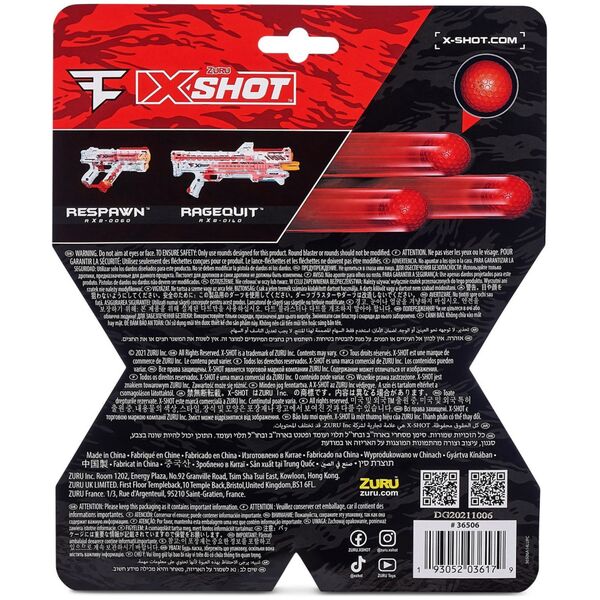 Zuru *****ZURU X-SHOT FaZe zestaw 50 kulek 36506 36179