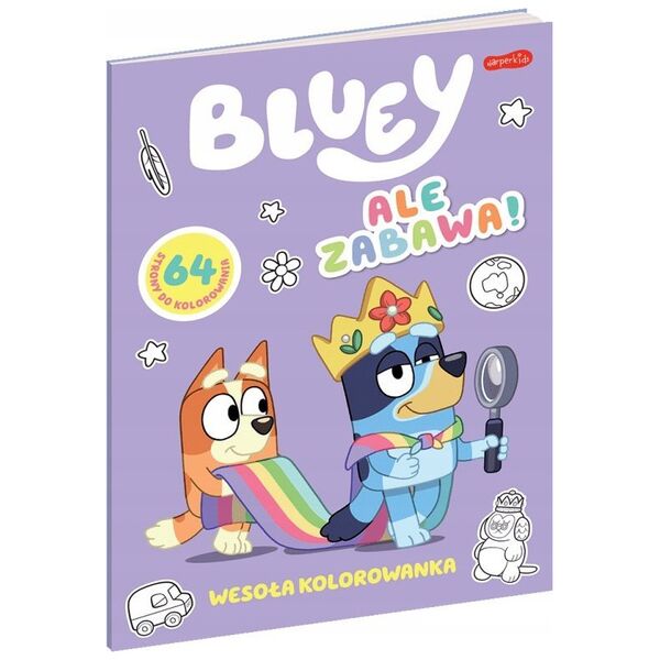 HarperCollins Ale zabawa Bluey Wesoła kolorowanka 86350