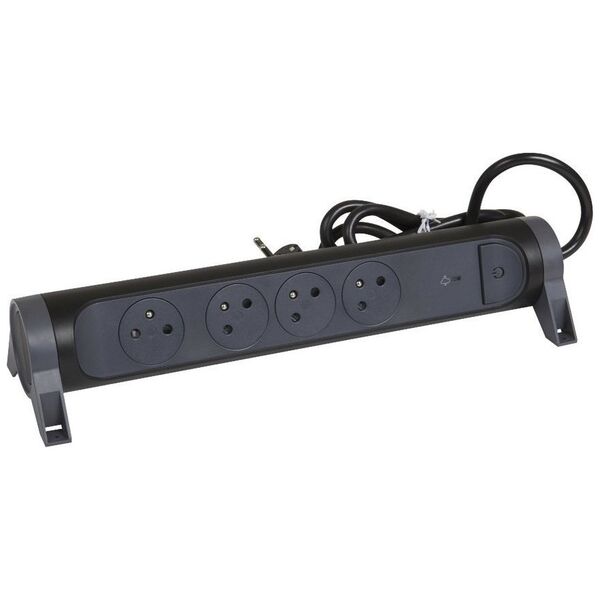 Legrand Przedłużacz z ochronnikiem 4X2P+Z 1.5M-C/G Legrand 049423 himp