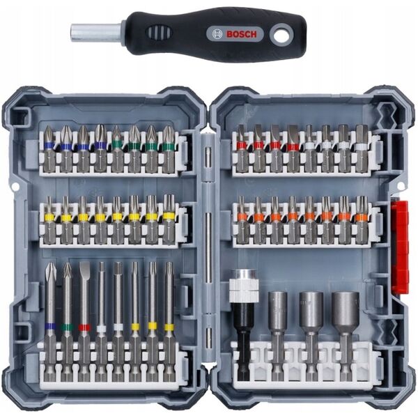 Bosch Bosch Pick & Click bit set ExtraHard + handle, 45 pieces