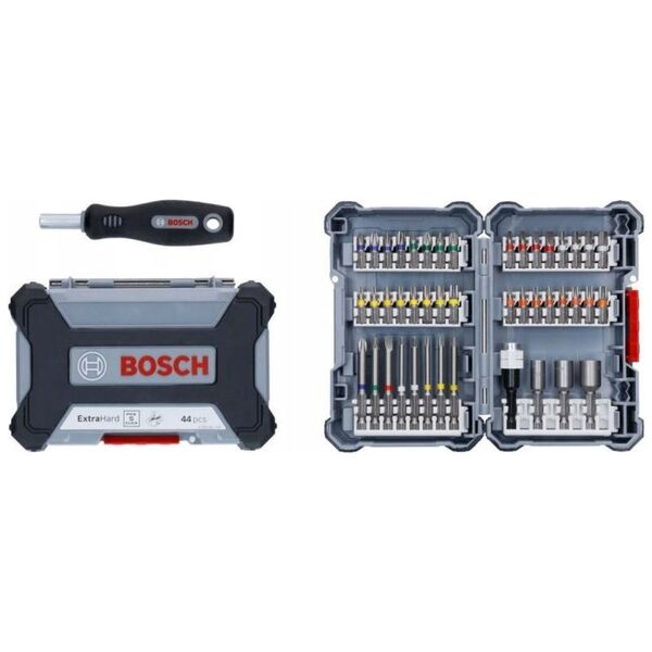 Bosch Bosch Pick & Click bit set ExtraHard + handle, 45 pieces