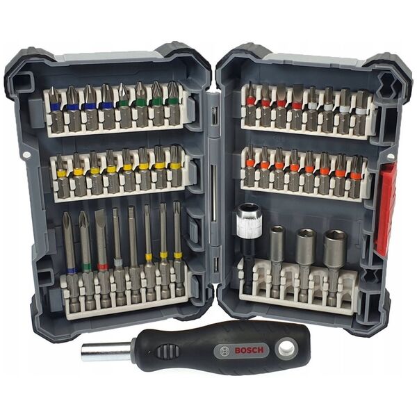 Bosch Bosch Pick & Click bit set ExtraHard + handle, 45 pieces