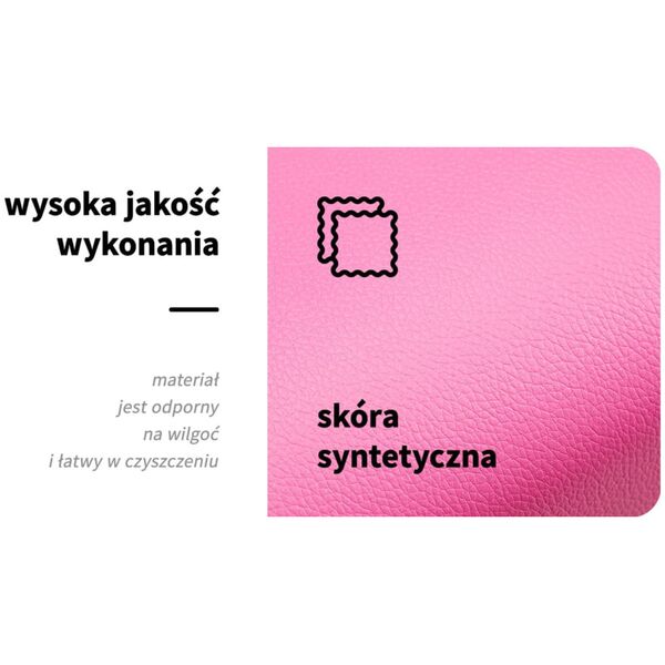 Activeshop Stół składany do masażu drewniany Komfort Activ Fizjo 2 segmentowe róż czarne drewno