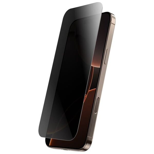 Crong Privacy 3D Armour Glass - Hartowane szkło prywatyzujące iPhone 16 Pro Max