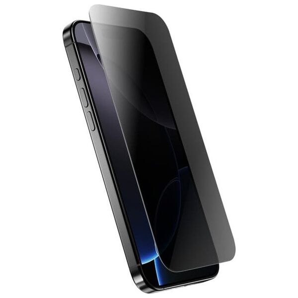 Crong Privacy 3D Armour Glass - Hartowane szkło prywatyzujące iPhone 16 Pro