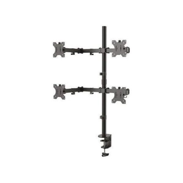 Neomounts Uchwyt biurkowy na 4 monitory 13'' - 27'' FPMA-D550D4BLACK
