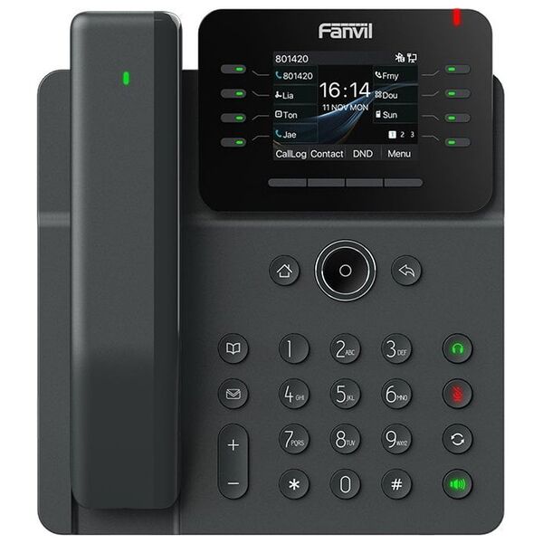 Fanvil V62 Pro, Medium-Level Dual Gigabit PoE IP Phone / SIP / POE / Gigabit / USB-Port