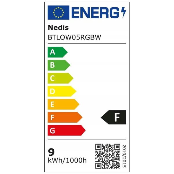 Nedis BTLOW05RGBW oświetlenie zewnętrzne Oświetlenie zewnętrzne ścienne LED 8,5 W G