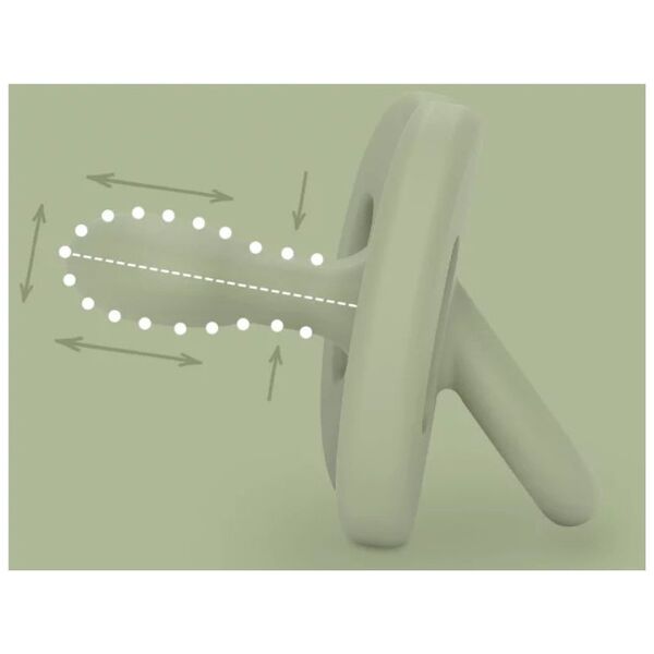 308096-SMOCZEK 100% SILIKONOWY            FIZJOLOGICZNY SX PRO/0-6M/ZIELONY/NEW ALL SILICONE