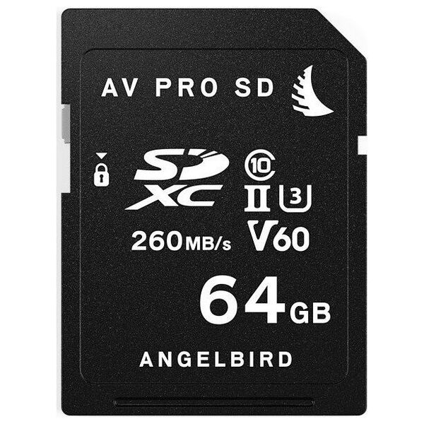 Karta Angelbird AV PRO SD MK2 V60 SDXC 64 GB Class 10 UHS-II/U3 V60 (AVP064SDMK2V60)