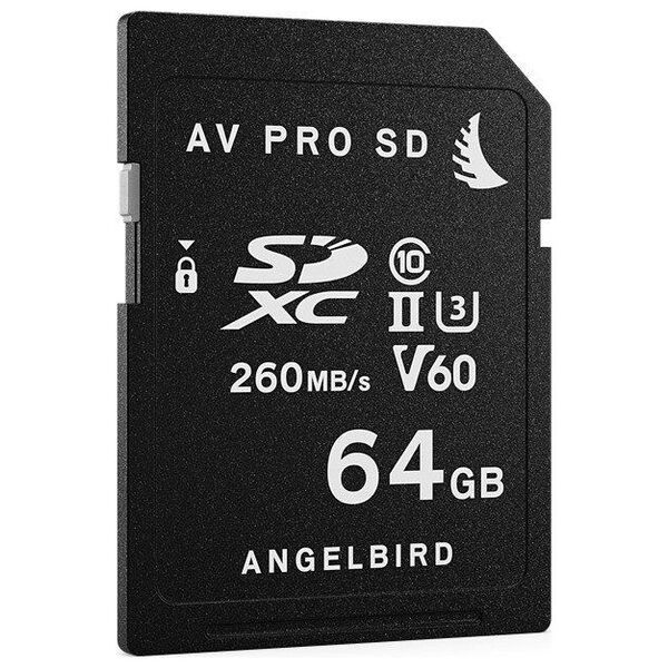 Karta Angelbird AV PRO SD MK2 V60 SDXC 64 GB Class 10 UHS-II/U3 V60 (AVP064SDMK2V60)