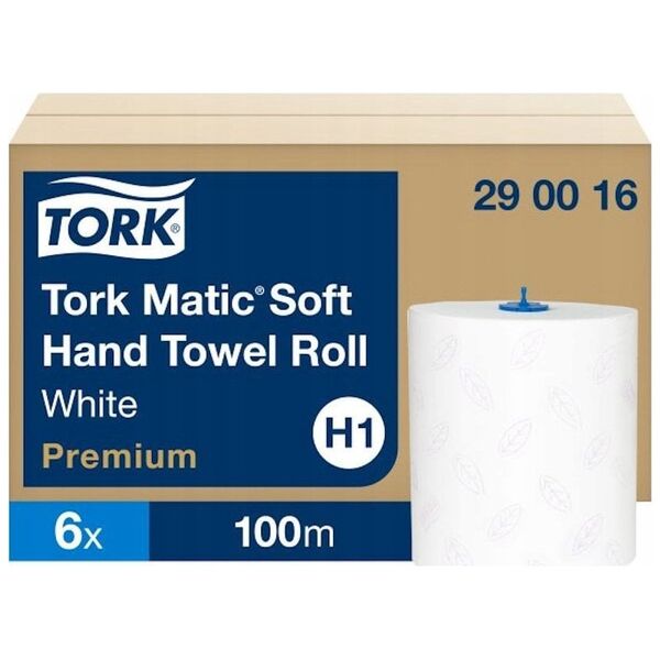 Tork Tork 290016, 100 m, 210 mm, 19 cm, 3,8 cm, Χαρτί, Λευκό 14051620 7310791256108
