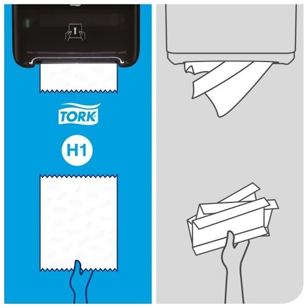 Tork Tork 290016, 100 m, 210 mm, 19 cm, 3,8 cm, Χαρτί, Λευκό 14051620 7310791256108