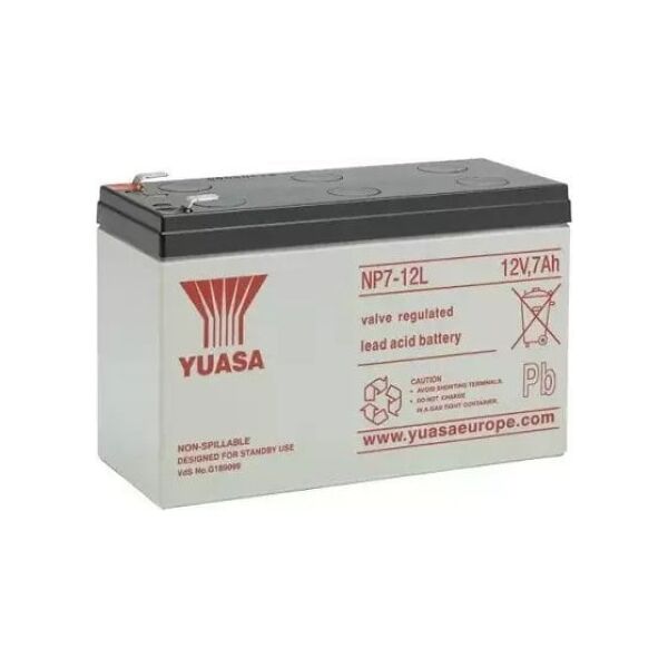 Μπαταρίες Fukawa - YUASA NP7-12L (12V/7Ah - Faston F2 250), životnost 5let 14102796 8595611305207