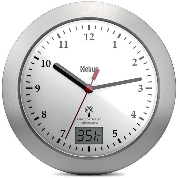 Mebus 41124 Radio Bathroom Clock
