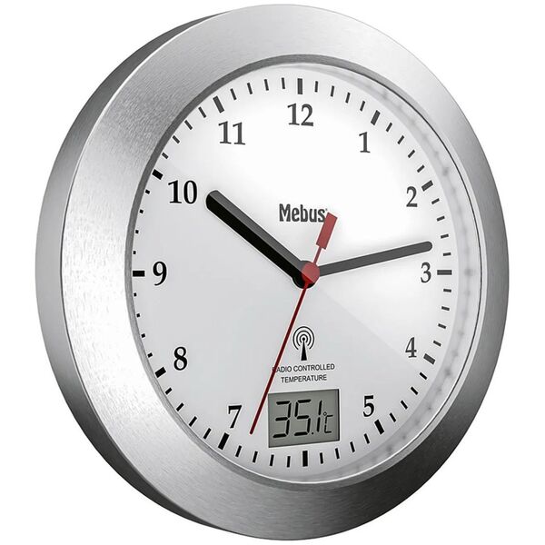 Mebus 41124 Radio Bathroom Clock