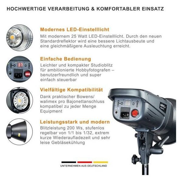 Φωτιστικό στούντιο Walimex walimex pro Emerger 200 13935611 4056929233568
