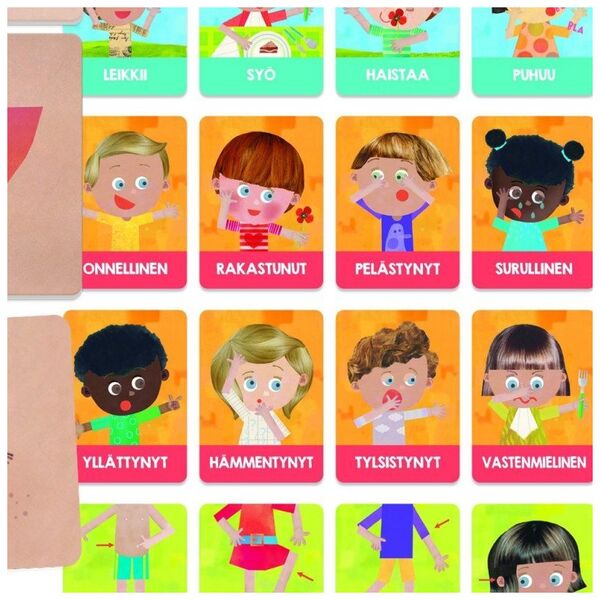 Headu HEADU Flashcards Συναισθήματα και ενέργειες Montessori (Στη φινλανδική γλώσσα.) 13943411 8057592353061