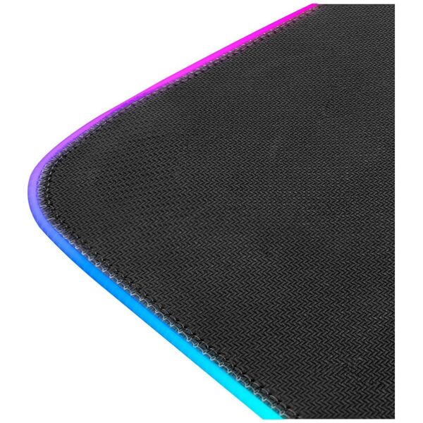 Rampage MP-21 podkładka gamingowa pod mysz 25x33cm RGB czarna