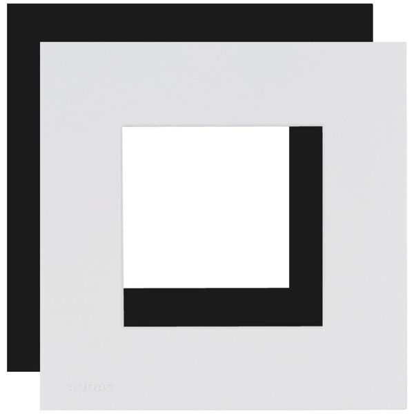 Audac AUDAC CF45SH/B Πλαίσιο κάλυψης μονό 45 x 45 mm με γάντζους Μαύρη έκδοση 10192124 5414795038318