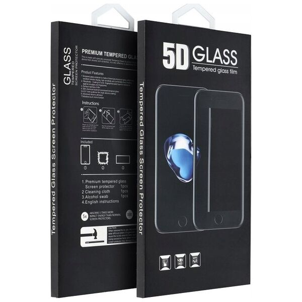 Partner Tele.com 5D Full Glue Tempered Glass - do Motorola G52 / G71s / G72 / G82 czarny