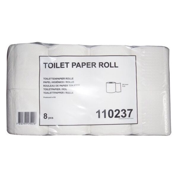 Tork Toiletpapir Tork Neutral T4 2-lags 28m 200 sheets 110237 64 rul/kar - (64 χάρακες πρ. χαρτοκιβώτιο) 14049550 7310791175423