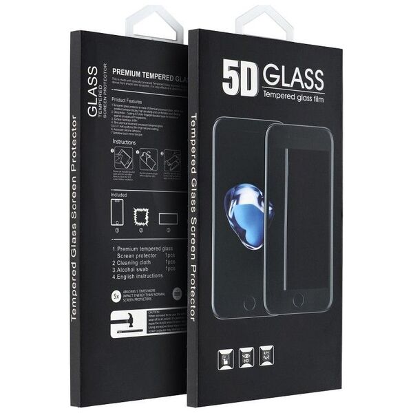 OEM 5D Full Glue Tempered Glass - do iPhone 13 Pro Max / 14 Plus (Privacy) czarny