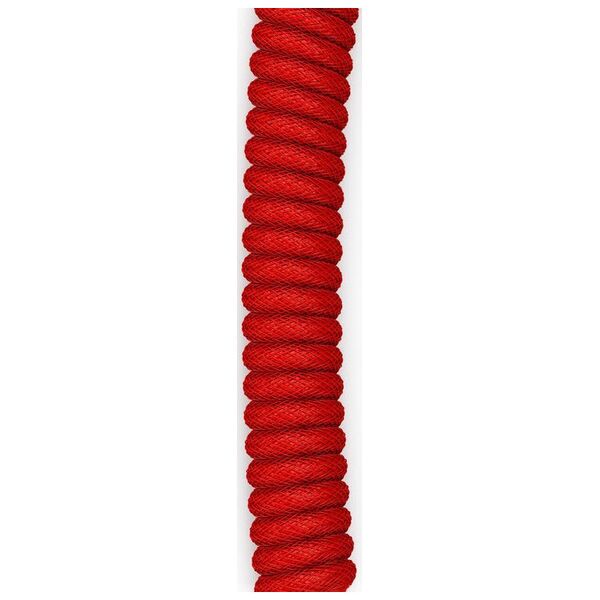 Glorious Glorious GMMK Coiled Cable Crimson Red, Spiralkabel, USB-C/USB-A - rot/schwarz