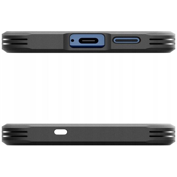Etui Spigen Tough Armor MagSafe do        Samsung Galaxy S25 zielony