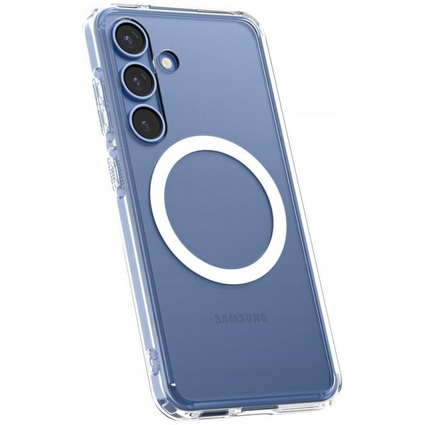 Etui Spigen Ultra Hybrid Mag MagSafe do   Samsung Galaxy S25+ biały