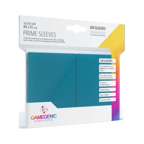 Gamegenic Gamegenic: Prime CCG Sleeves (66x91 mm) - Blue, 100 sztuk