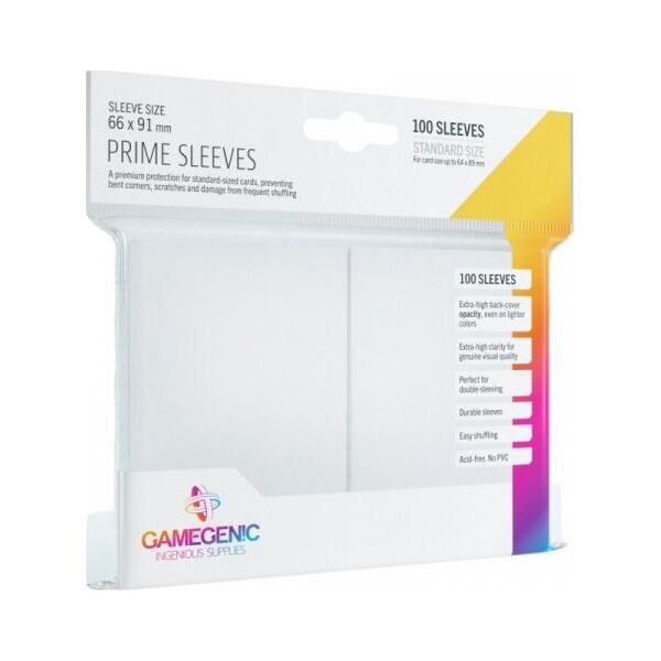 Gamegenic Gamegenic: Prime CCG Sleeves (66x91 mm) - Yellow, 100 sztuk
