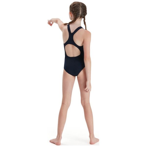 Speedo Dziecięcy strój kąpielowy Speedo Dziecięcy Strój Kąpielowy Eco End  Medalist Jf  Granatowy true navy rozmiar 9-10