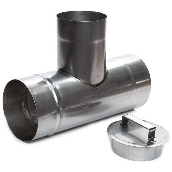 WADEX CHIMNEY UNION TEE 125 ΔΙΑΜΕΤΡΟΣ - 150/20 13868202 5900309008033