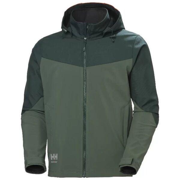 Ανδρικό μπουφάν Helly Hansen HELLY HANSEN Oxford Softshell, πράσινο M 13920210 7040059177028