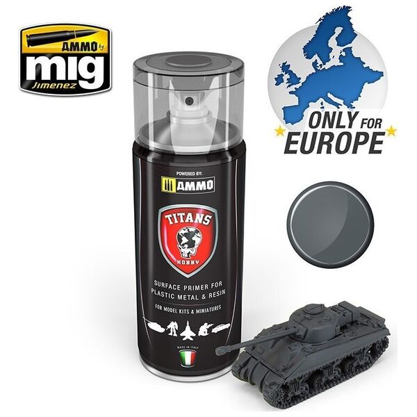Vallejo Ammo: Titans Matt Primer - Panzergrau German Dark Grey 13959093 7426842919257