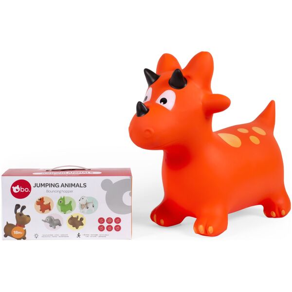 Πηγή γιατί. Jumping Animal - Orange Dino 14003650 4743199080137