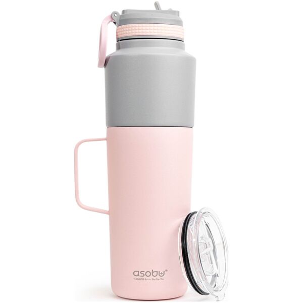 Μπουκάλι Asobu Asobu Twin Pack with Mug Pink, 0,9 L + 0,6 L 14088319 842591048135