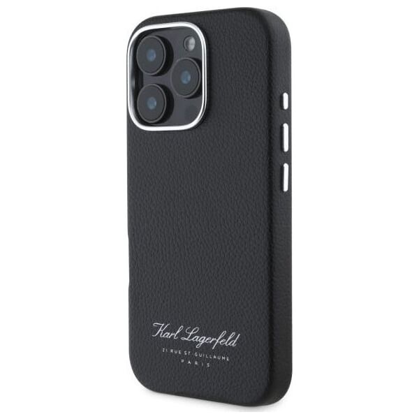 Karl Lagerfeld Karl Lagerfeld KLHCP16XPGWCMKHK iPhone 16 Pro Max 6,9" hardcase czarny/black hotel RSG