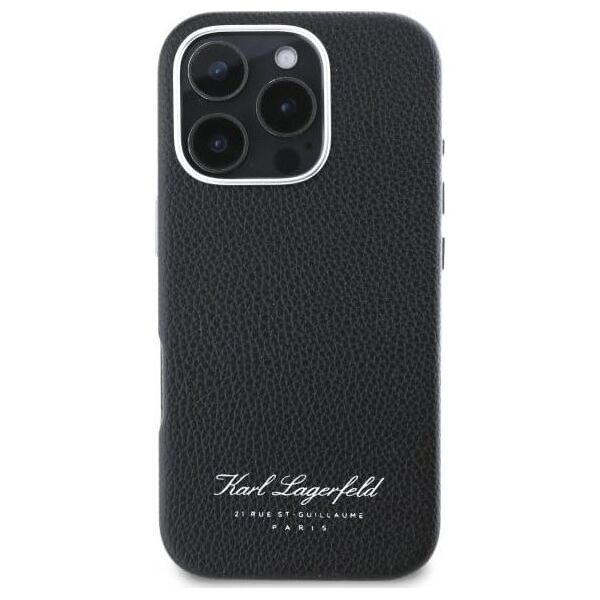 Karl Lagerfeld Karl Lagerfeld KLHCP16XPGWCMKHK iPhone 16 Pro Max 6,9" hardcase czarny/black hotel RSG