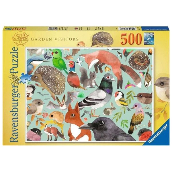 Ravensburger Puzzle 500 elementów Mieszkańcy ogrodów
