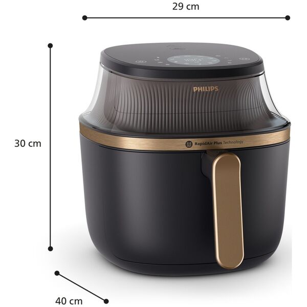 Frytkownica beztłuszczowa Philips EU AF DIGITA WINDOW 4.2L