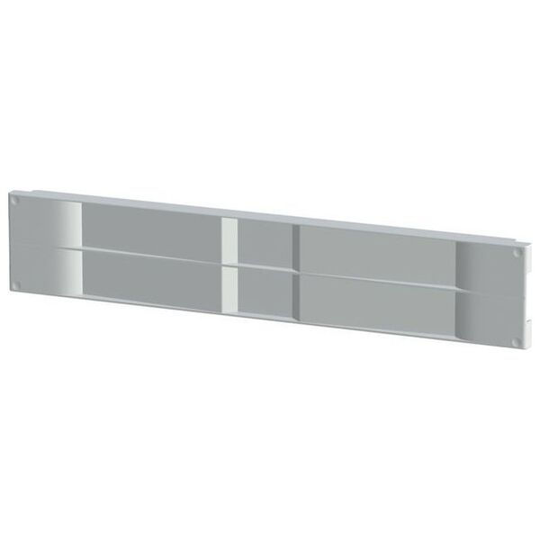SCHROFF Μπροστινό πάνελ SCHROFF 19, πλαστικό, 1 HU, snap and click, ABS, RAL 7035, 10 τεμ. 13789606 4036088113727