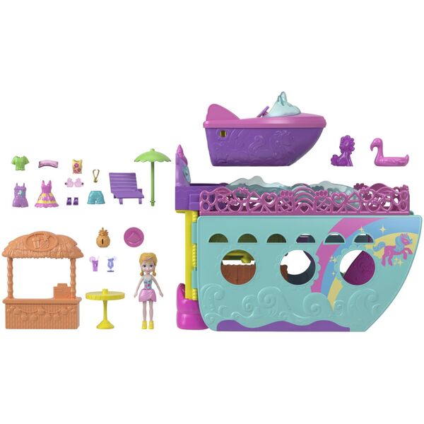 Mattel „Polly Pocket“ vienaragio laivo rinkinys