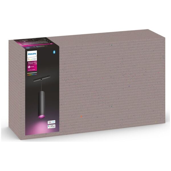 Lampa wisząca Philips Philips Hue Perifo cylinder zwieszana czarna