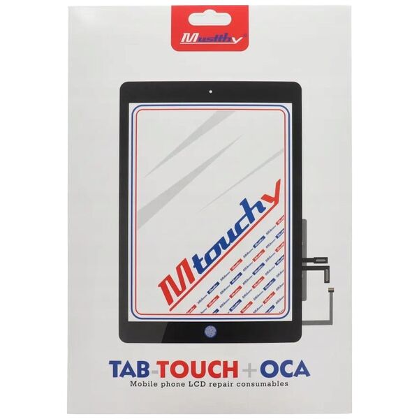 Samsung MUSTTBY Ekran dotykowy + taśma klejąca + Home do iPAD 5 (czarny)