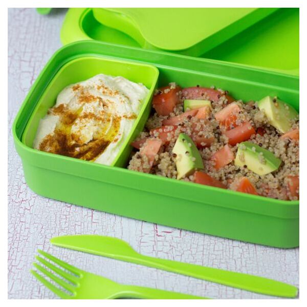 Curver Pojemnik ze sztućcami Lunch&Go zielony (224315)