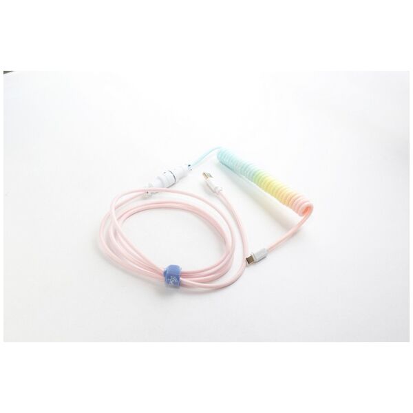 Ducky Ducky Premicord Cotton Candy Coiled Cable, USB Type C auf Type A - 1,8m 13299521 4711394391358